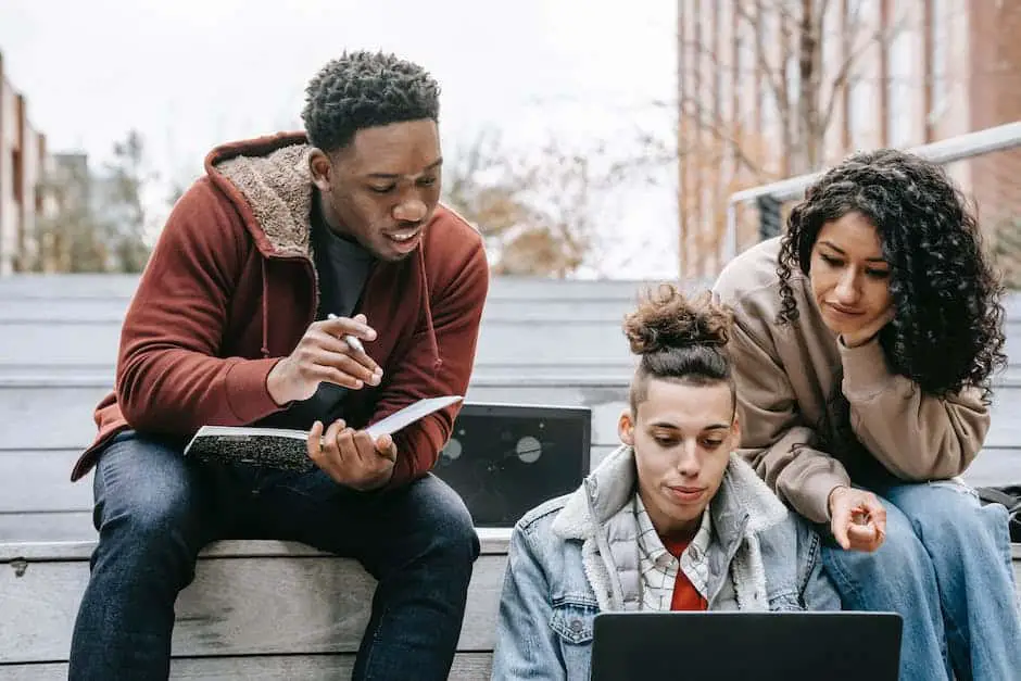 Image showing a team collaborating on a project
