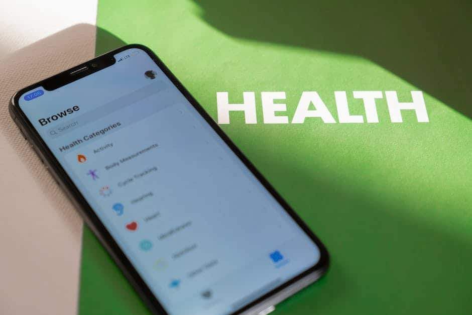 Image describing the process of setting up and customizing health goals with technology.